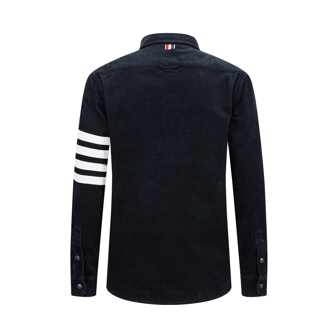 Thom Browne Man 4-Bar Thick Shirt
