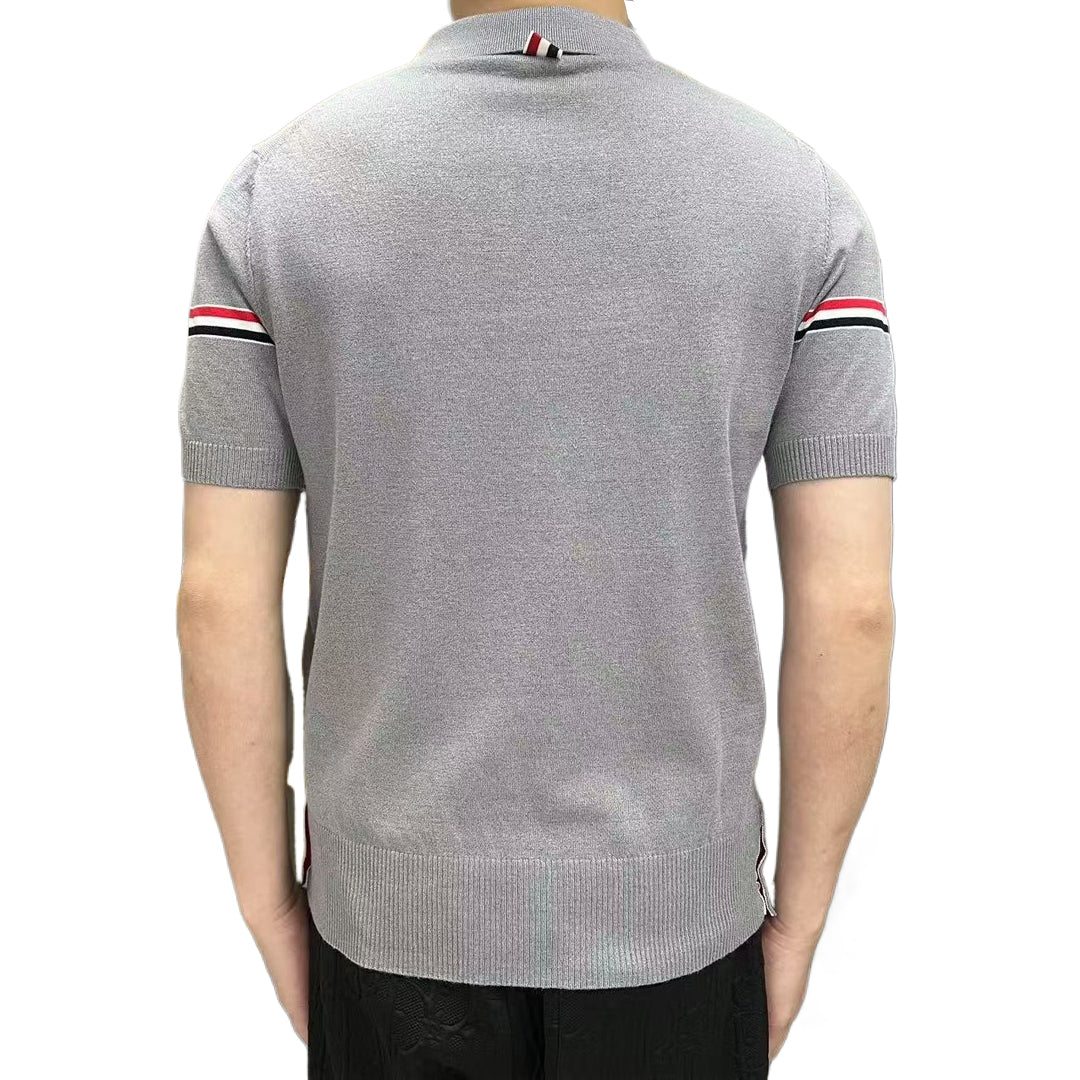 Thom Browne 2025ss Men Wool POLO T-shirt