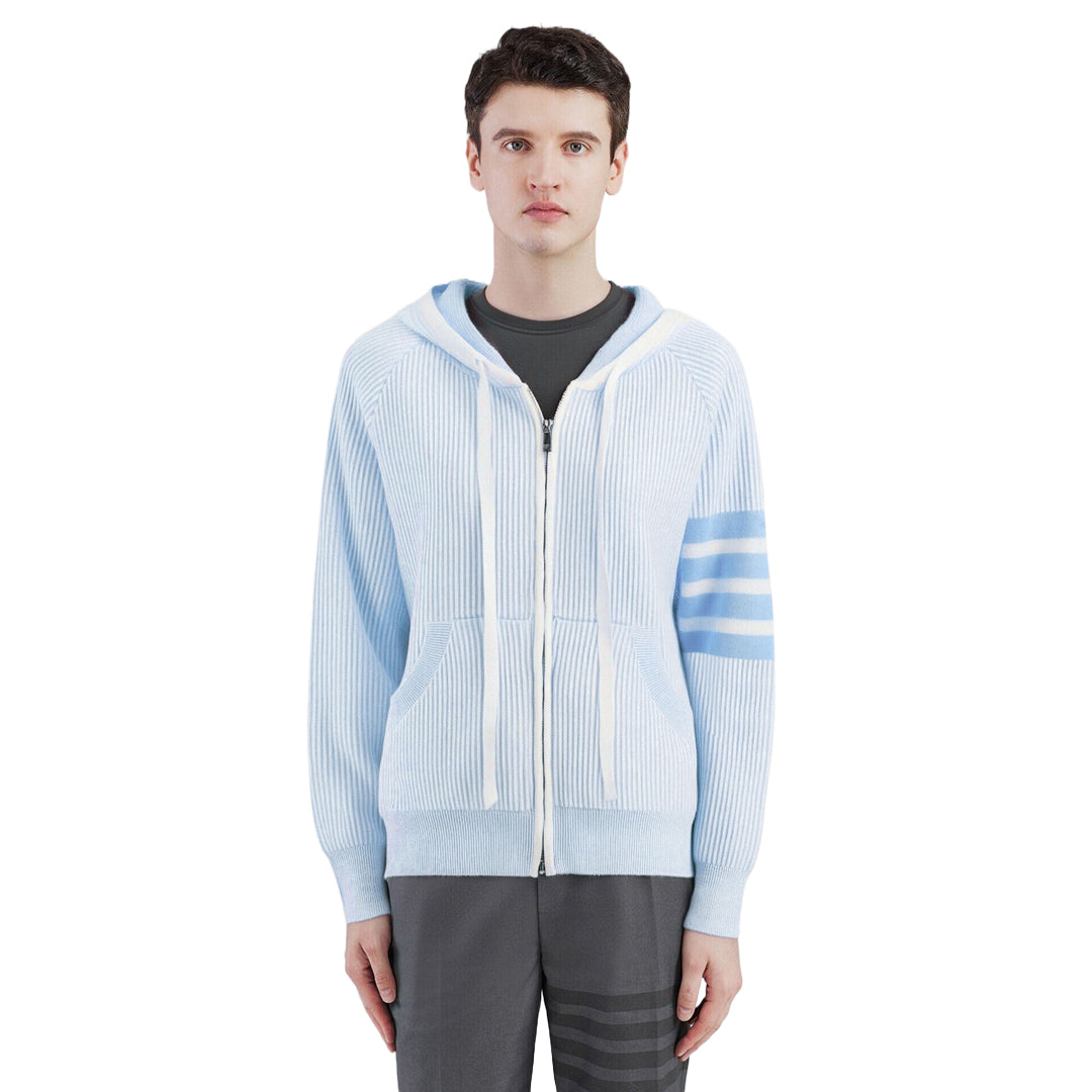 Thom Browne  2025 Rainbow Stripes Hoodie