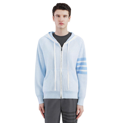 Thom Browne  2025 Rainbow Stripes Hoodie