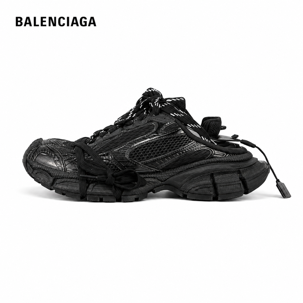 Balenciaga 3XL Layered Mesh Lace-Up Sneakers