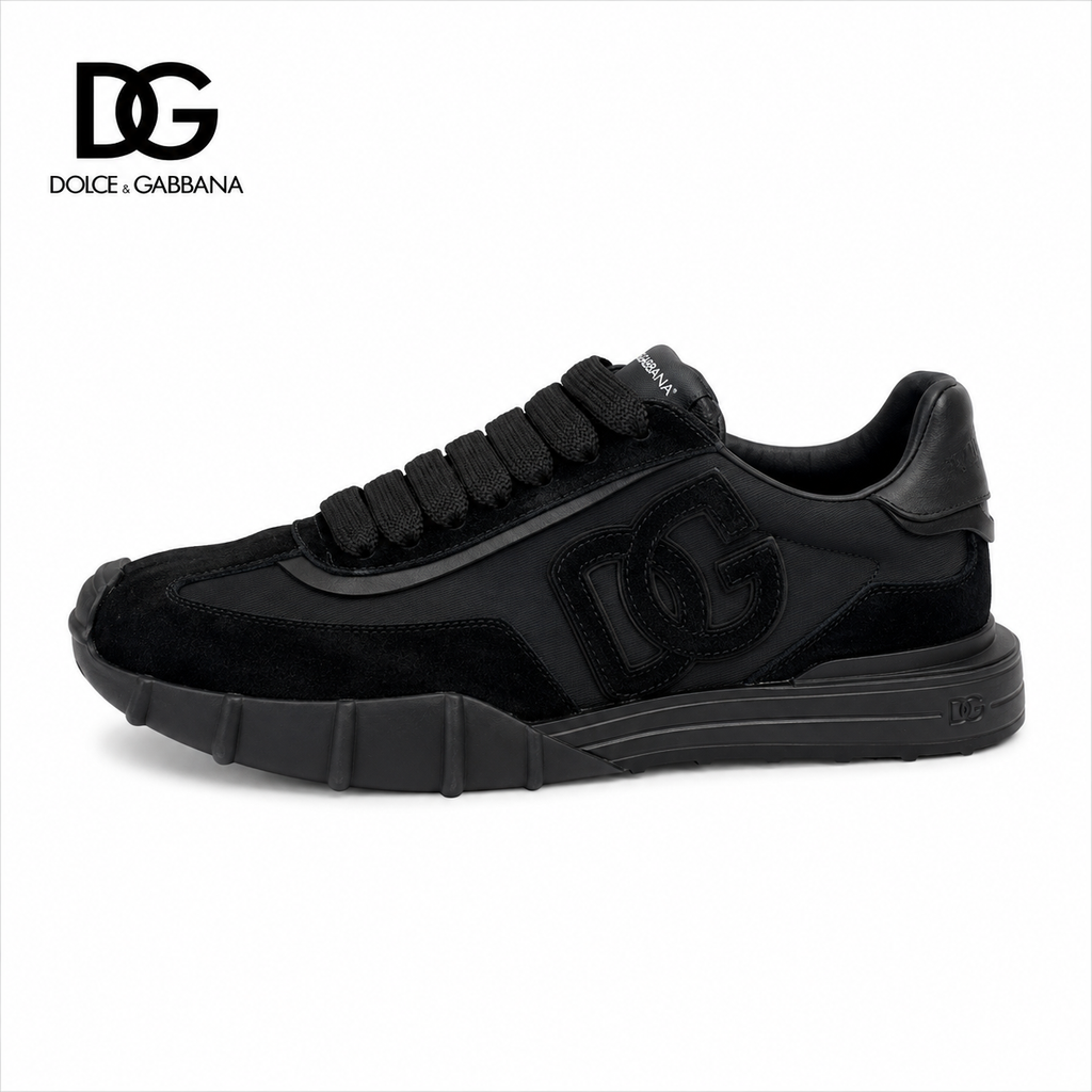 D&G Logo Panelled Chunky Sneakers
