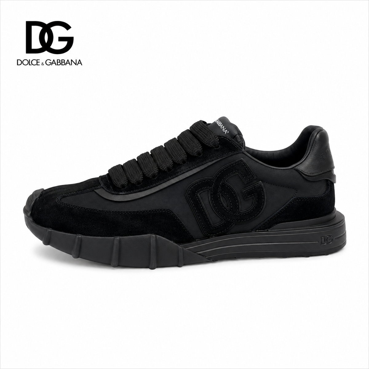 D&G Logo Panelled Chunky Sneakers