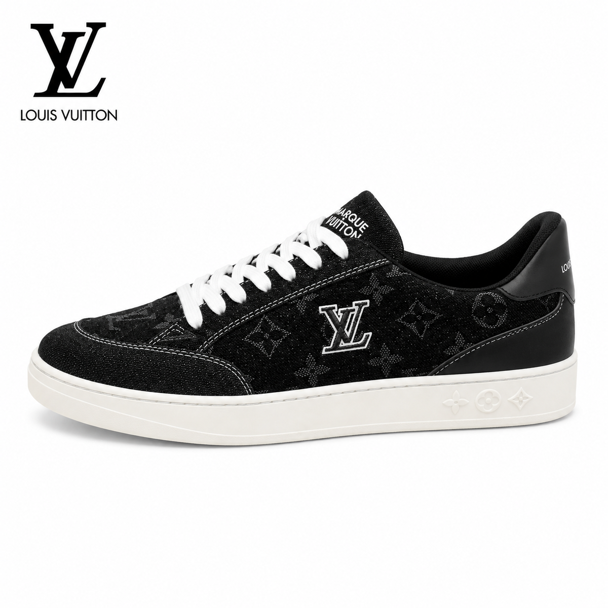 LV Monogram Low-Top Casual Sneakers