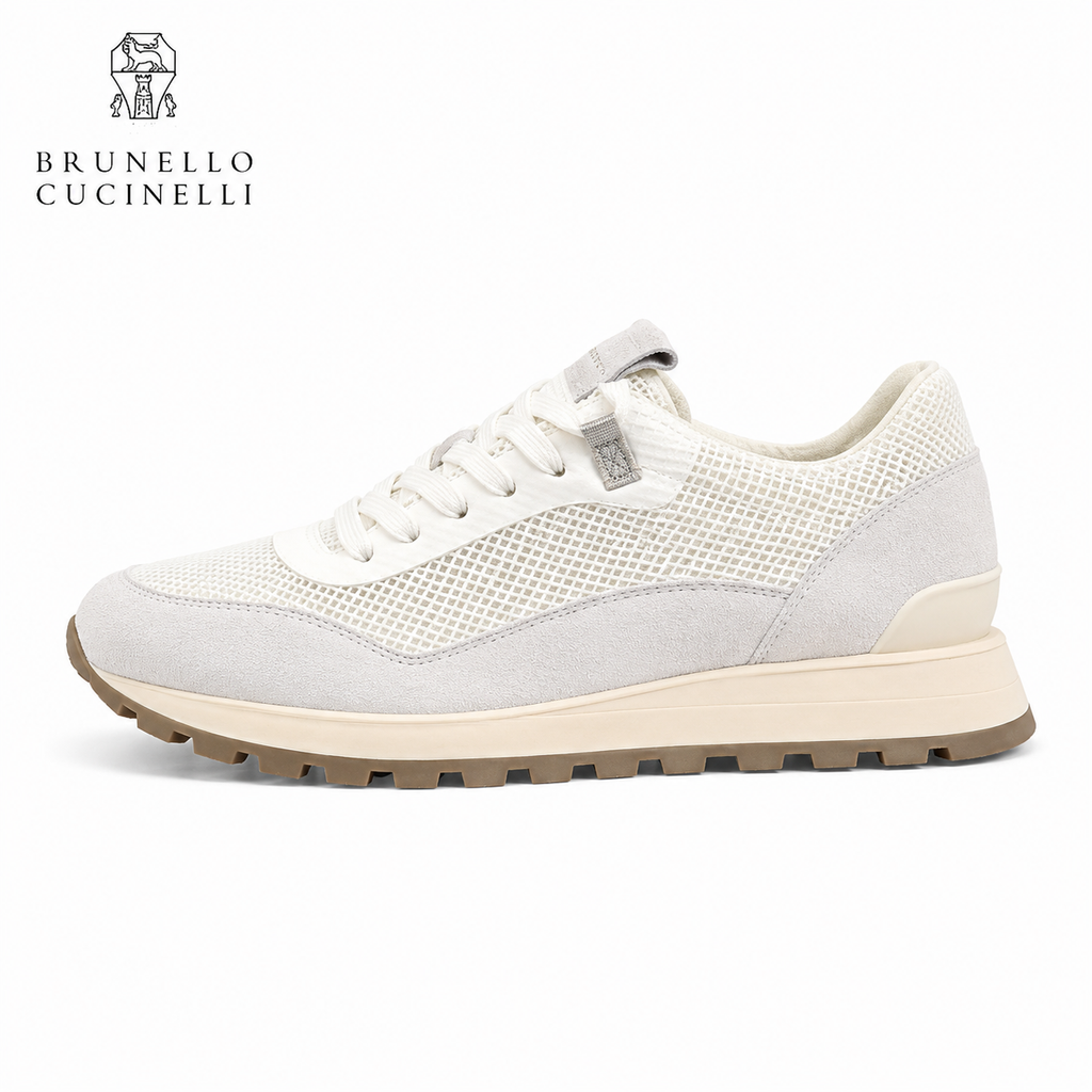 Brunello Cucinelli Textured Low-Top Sneakers