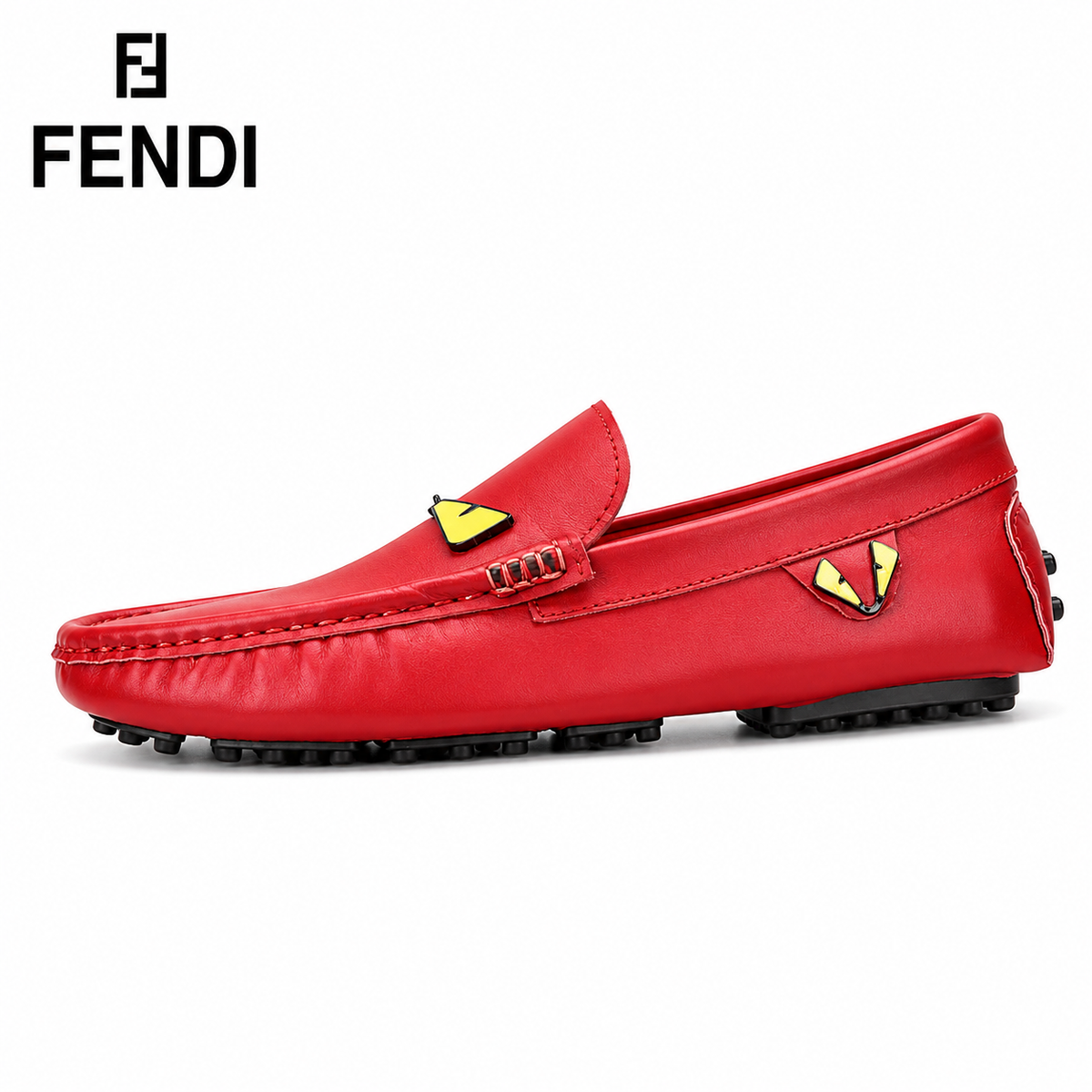 FENDI Men's Multi-Color Designer Loafers | 419334