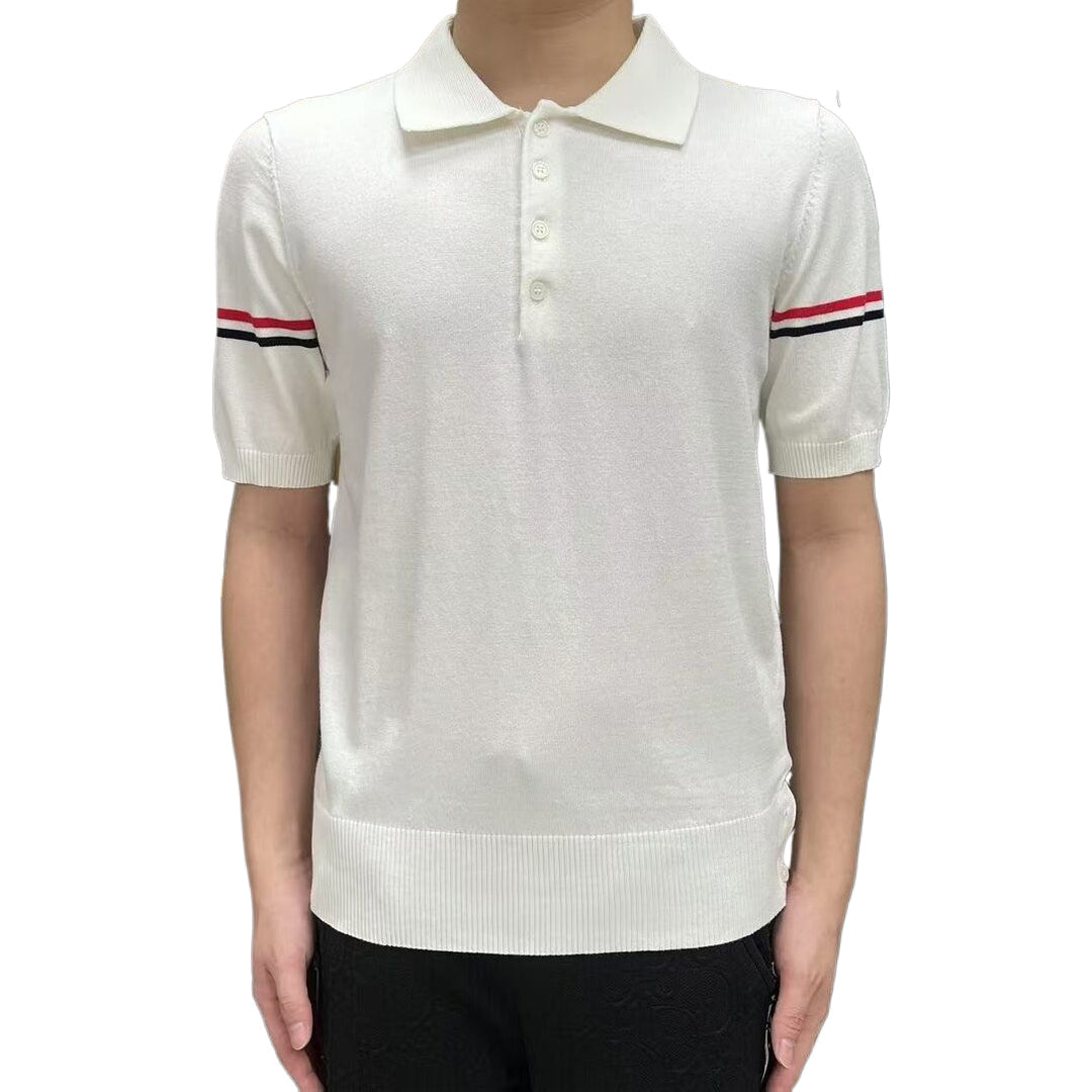 Thom Browne 2025ss Men Wool POLO T-shirt