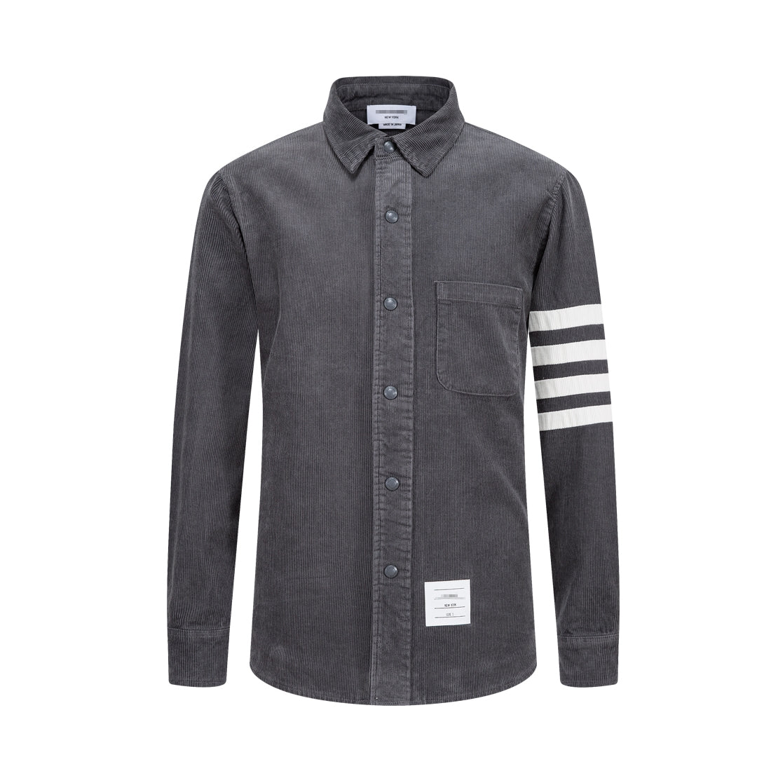 Thom Browne Man 4-Bar Thick Shirt
