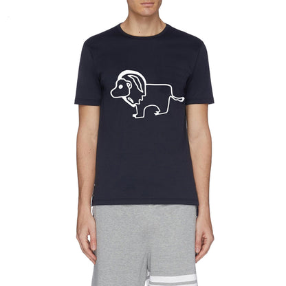 Thom Browne Lion print T-shirt
