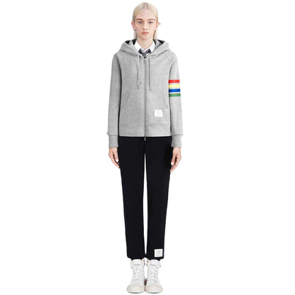 Thom Browne Rainbow Stripes Hoodie