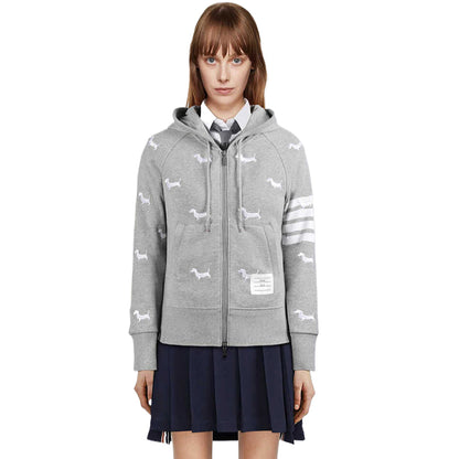 Thom Browne embroidery Hoodie