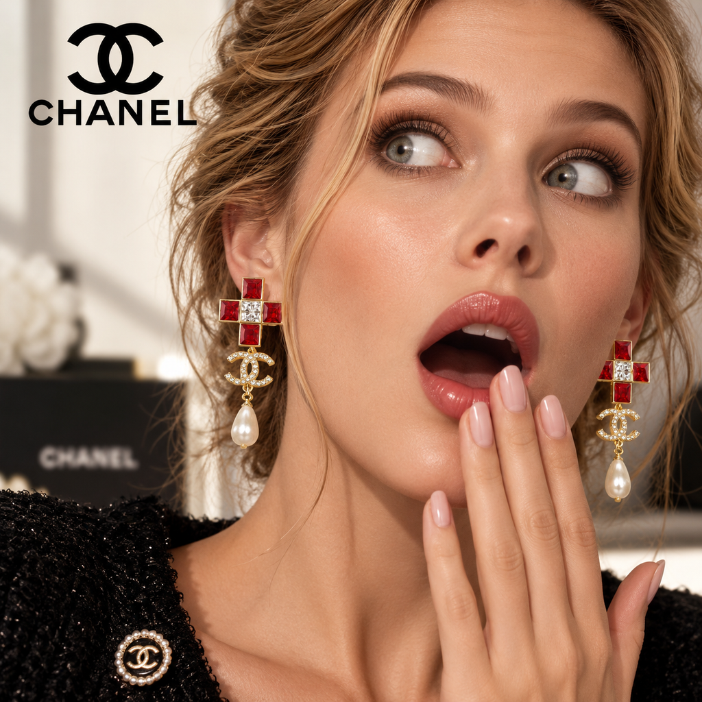 CHANEL P75 Statement Earrings