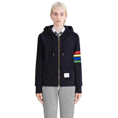 Thom Browne Rainbow Stripes Hoodie