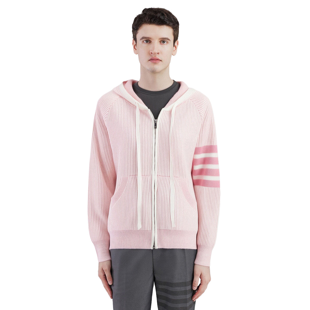 Thom Browne  2025 Rainbow Stripes Hoodie