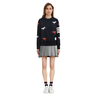 Thom Browne Puppy Embroidery Sweatshirt