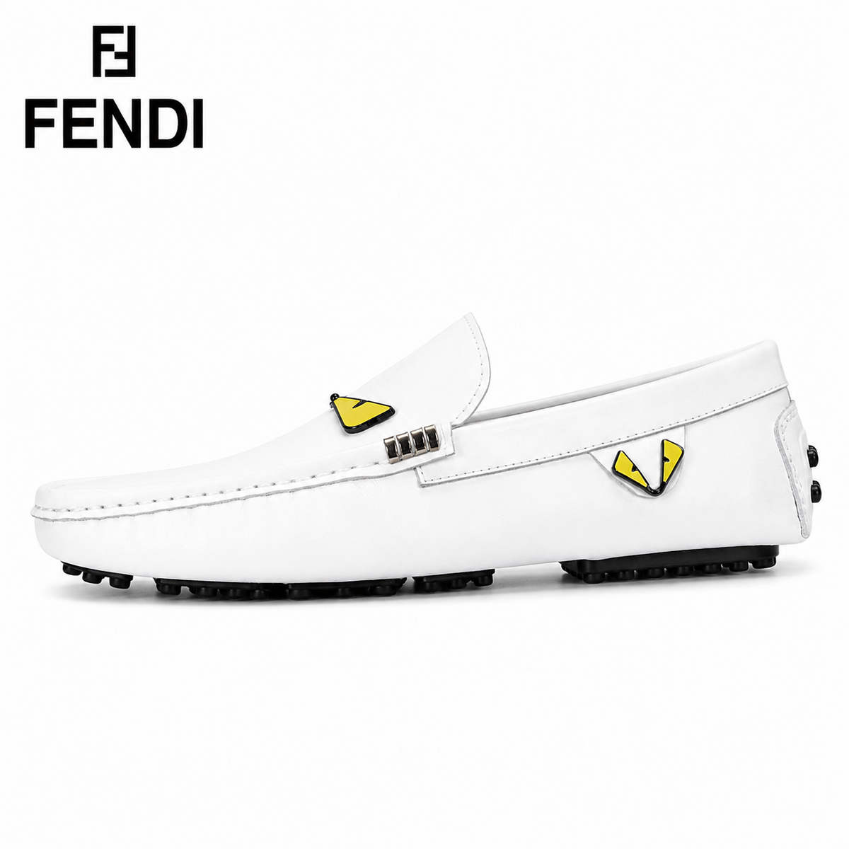 FENDI Men's Multi-Color Designer Loafers | 419335