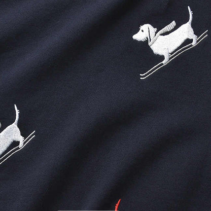 Thom Browne Puppy Embroidery Sweatshirt
