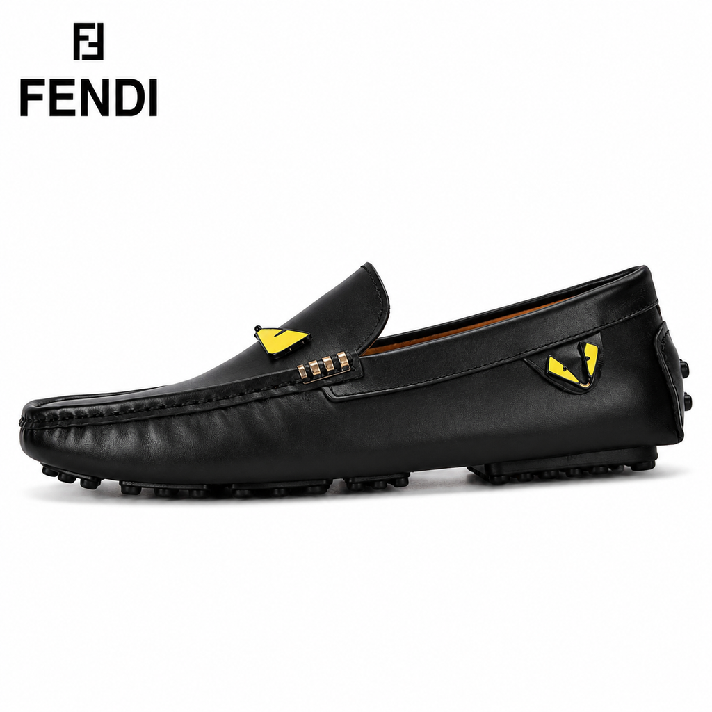 FENDI Men's Multi-Color Designer Loafers | 419336