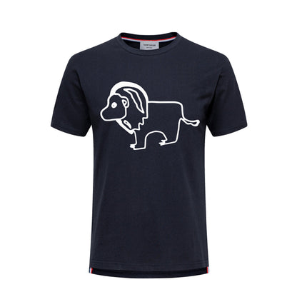Thom Browne Lion print T-shirt