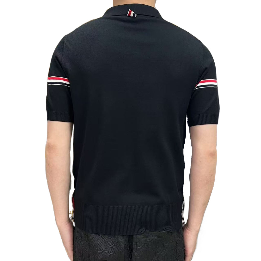 Thom Browne 2025ss Men Wool POLO T-shirt
