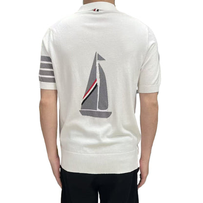 Thom Browne Man Wool POLO T-shirt