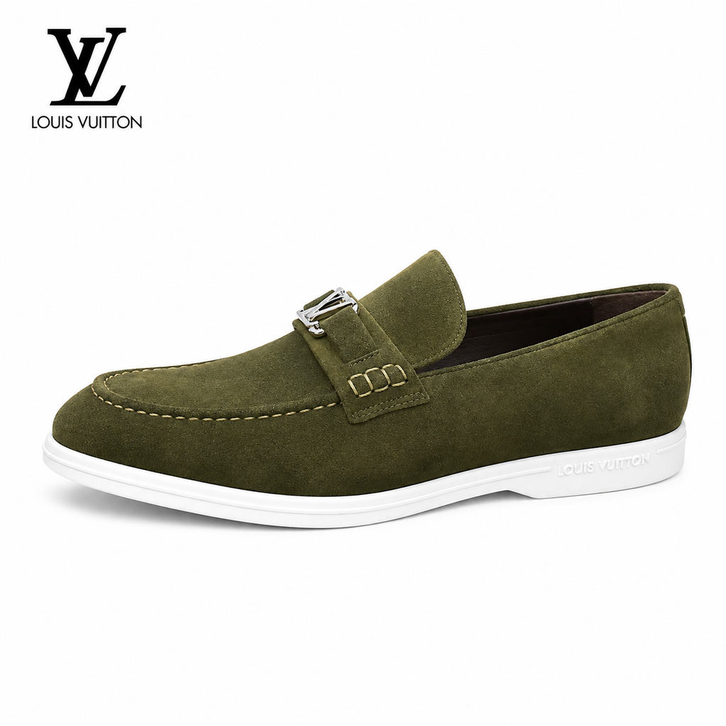 Louis Vuitton Men's Multi-Color Slip-On Loafers | Style 428497