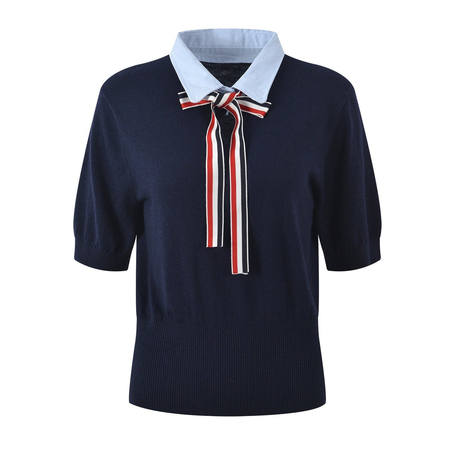 Thom Browne Women Ribbon POLO shirt