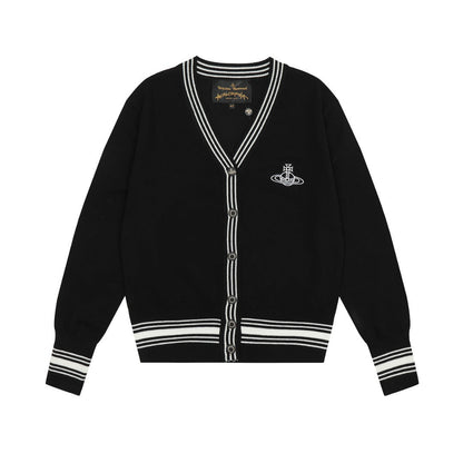 Vivienne Westwood Color-block Cotton-Wool Cardigan