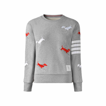Thom Browne Puppy Embroidery Sweatshirt