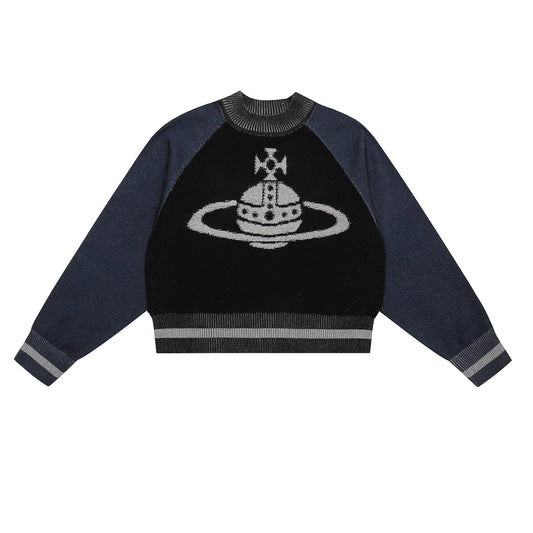 Vivienne Westwood Crewneck Sweater with Large Logo