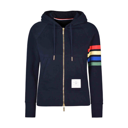 Thom Browne Rainbow Stripes Hoodie