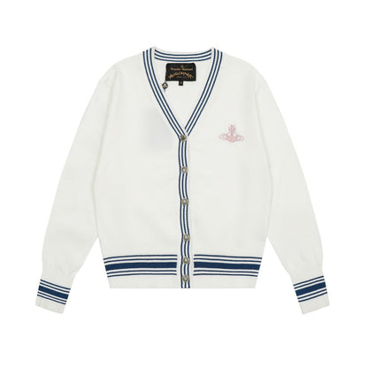 Vivienne Westwood Color-block Cotton-Wool Cardigan