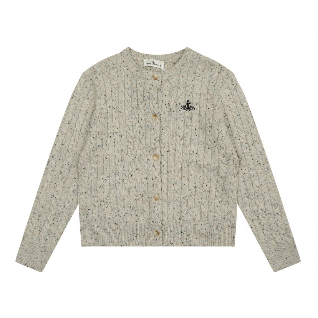Vivienne Westwood Color-block Cotton-Wool Cardigan