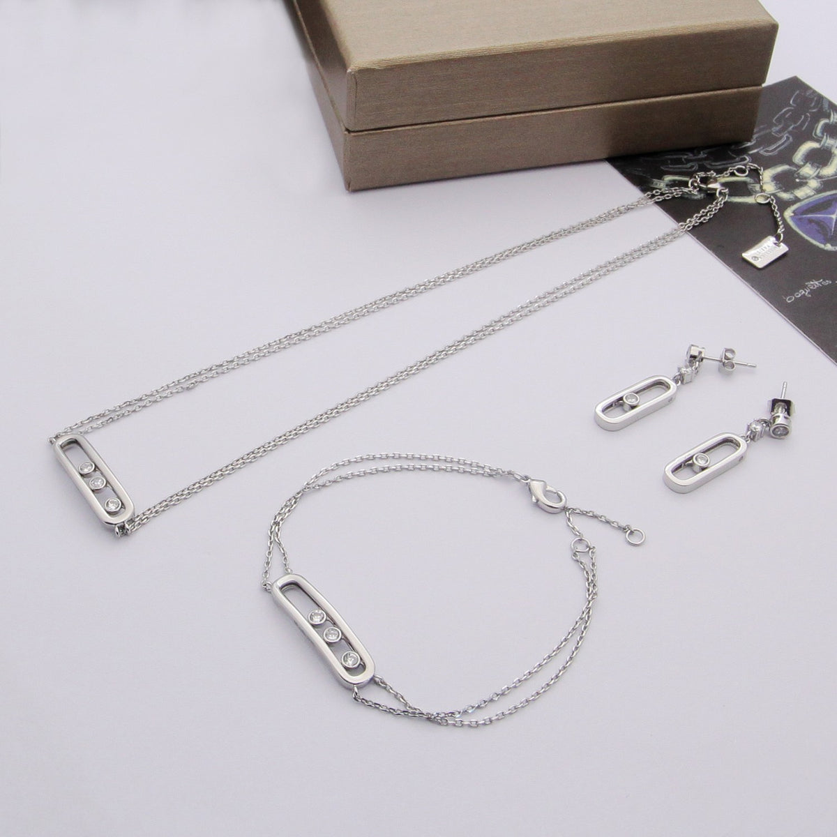 MESSIKA Crystal 18K Gold Necklace