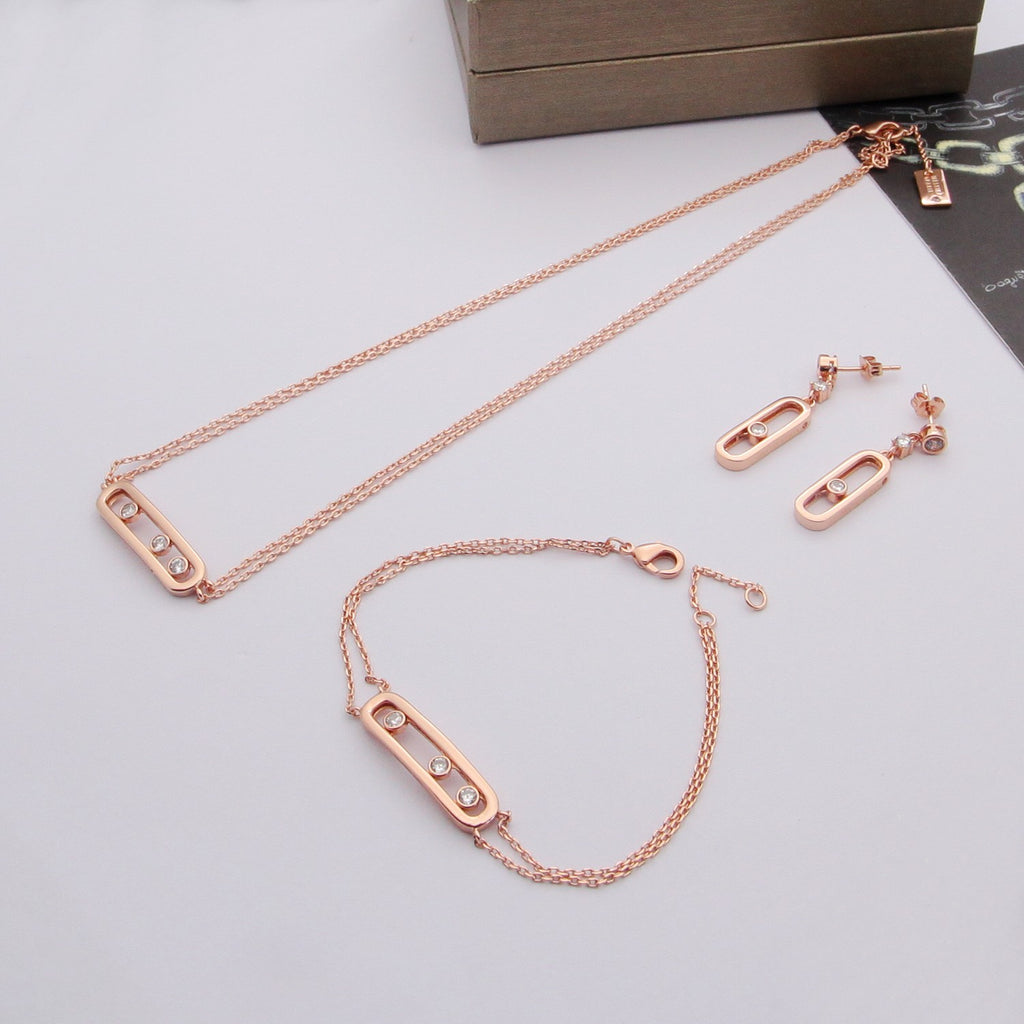 MESSIKA Crystal 18K Gold Necklace