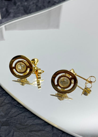 Vivienne Westwood Crystal Planet Earrings