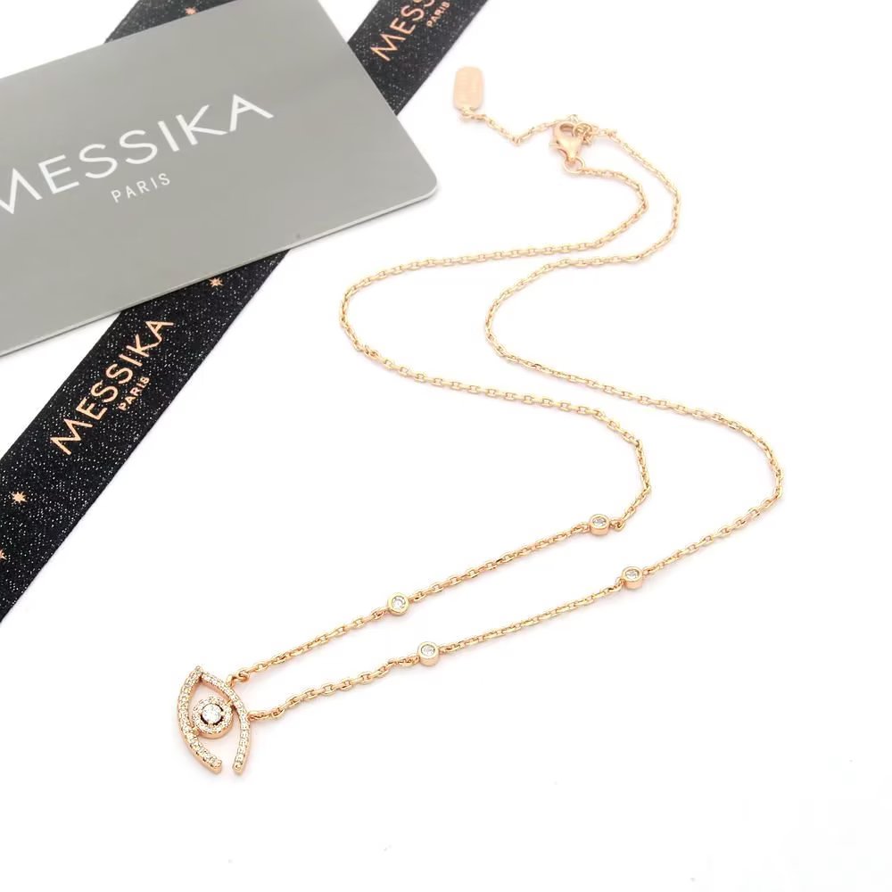 MESSIKA Gold-Tone Silver-Tone Rose Gold-Tone Necklace