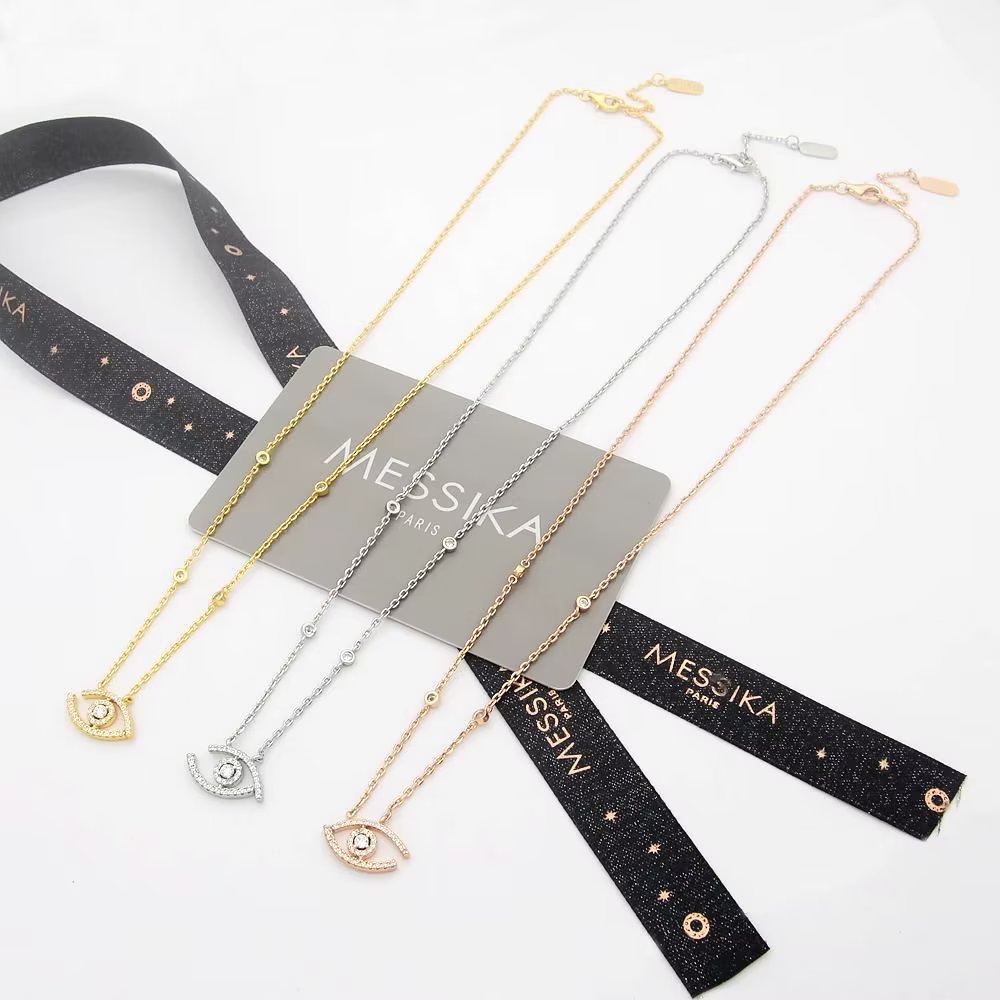 MESSIKA Gold-Tone Silver-Tone Rose Gold-Tone Necklace