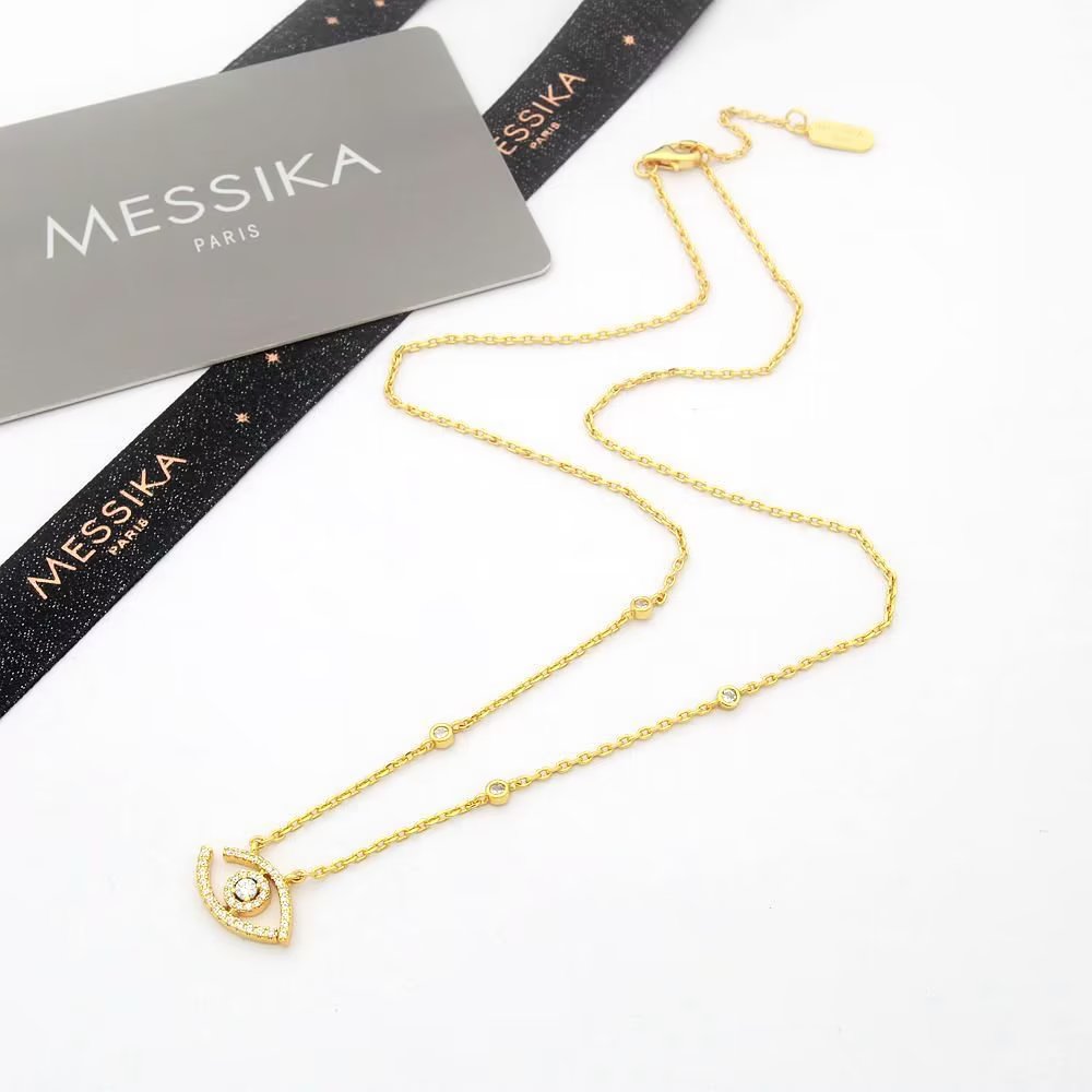 MESSIKA Gold-Tone Silver-Tone Rose Gold-Tone Necklace