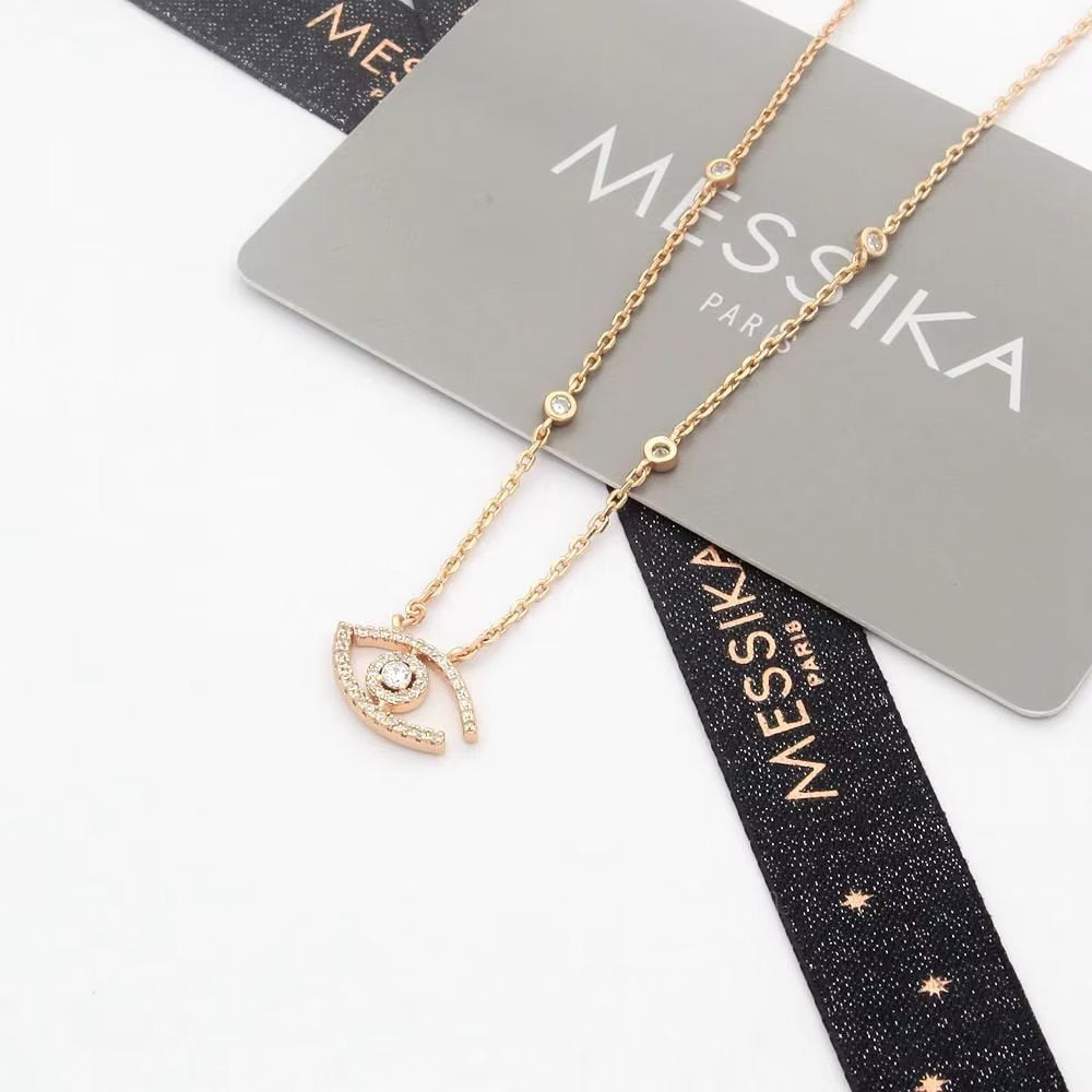 MESSIKA Gold-Tone Silver-Tone Rose Gold-Tone Necklace