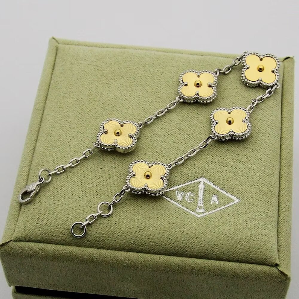 Four-Leaf Clover Bracelet