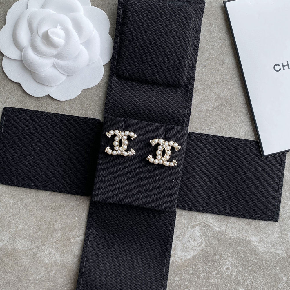 CHANEL Pearl Double-C Earrings