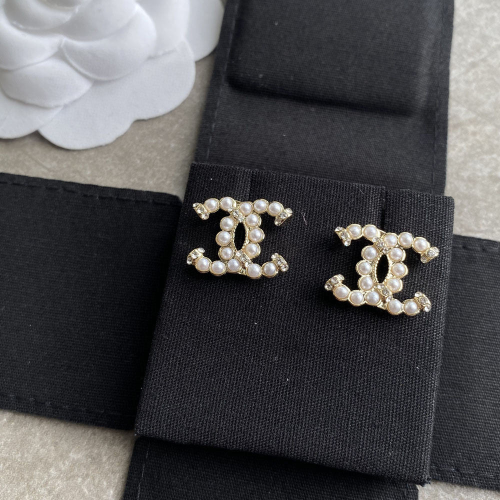 CHANEL Pearl Double-C Earrings