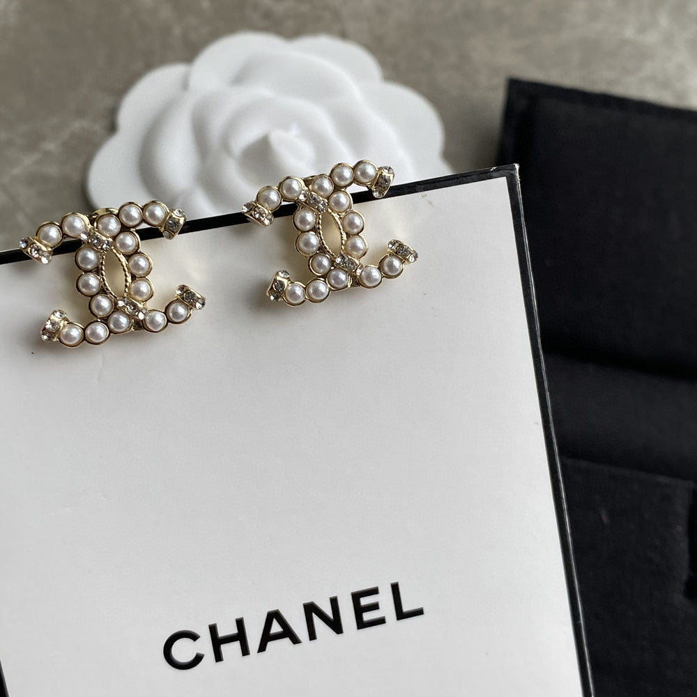CHANEL Pearl Double-C Earrings
