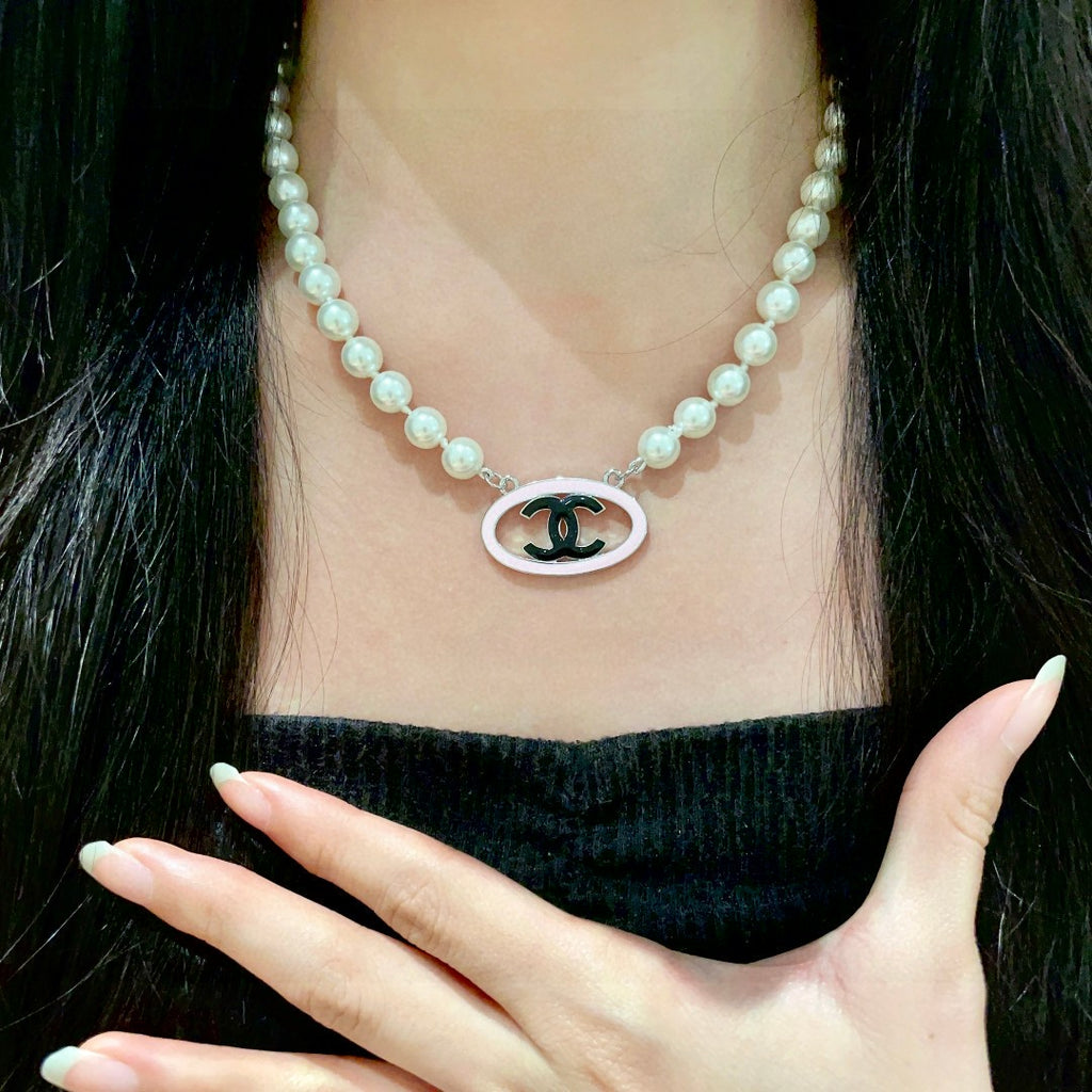 CHANEL P105 Pearl Double-C Necklace
