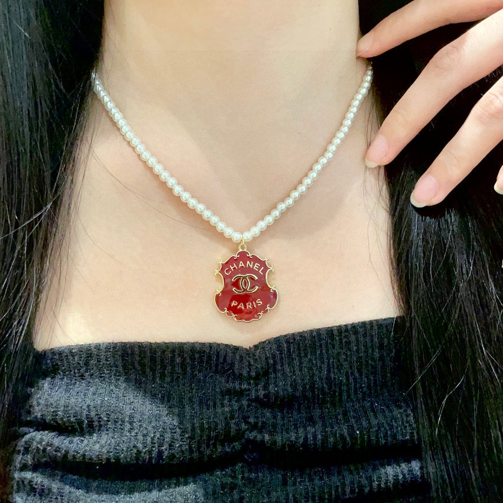 CHANEL P95 Pearl Double-C Necklace