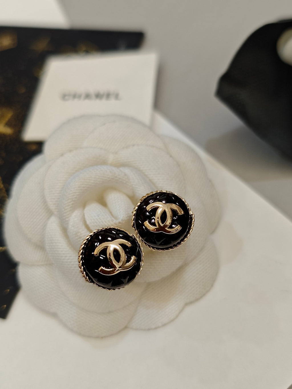 CHANEL Double-C Earrings