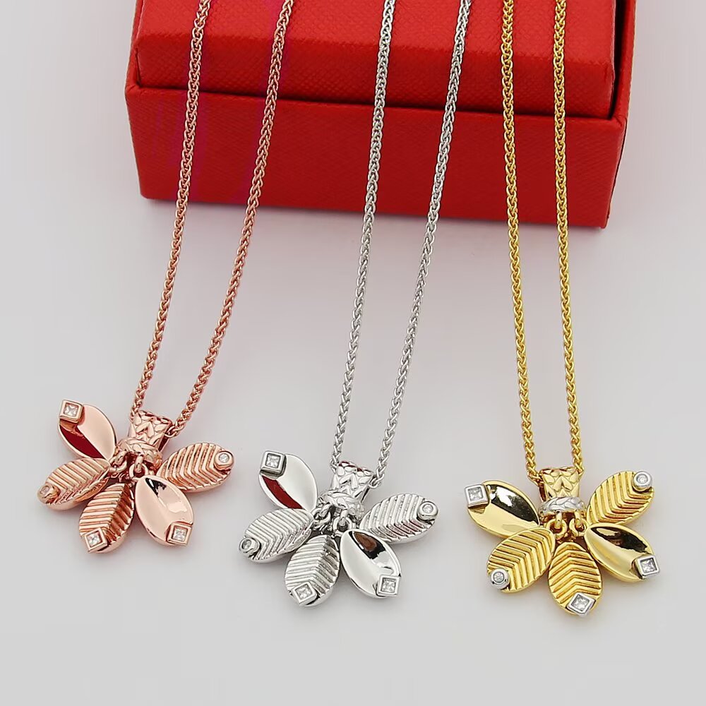 CARTIER Crystal Gold-Tone Necklace
