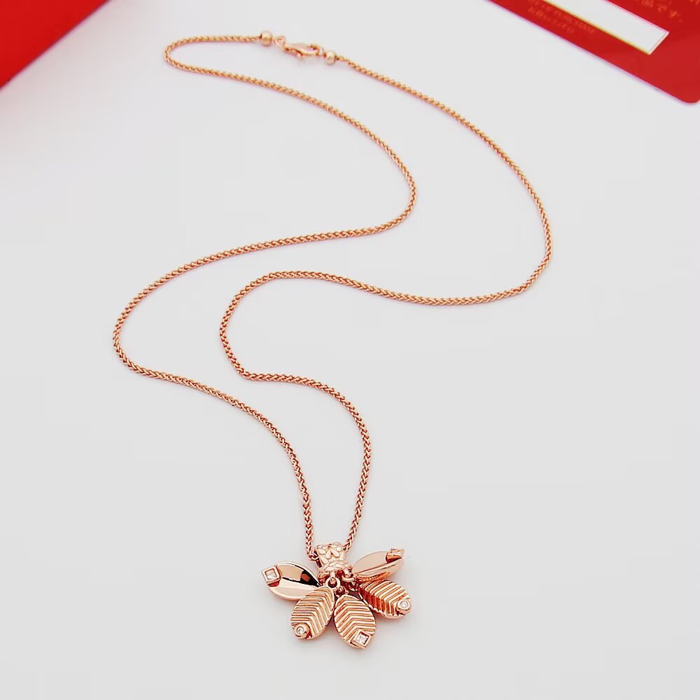 CARTIER Crystal Gold-Tone Necklace