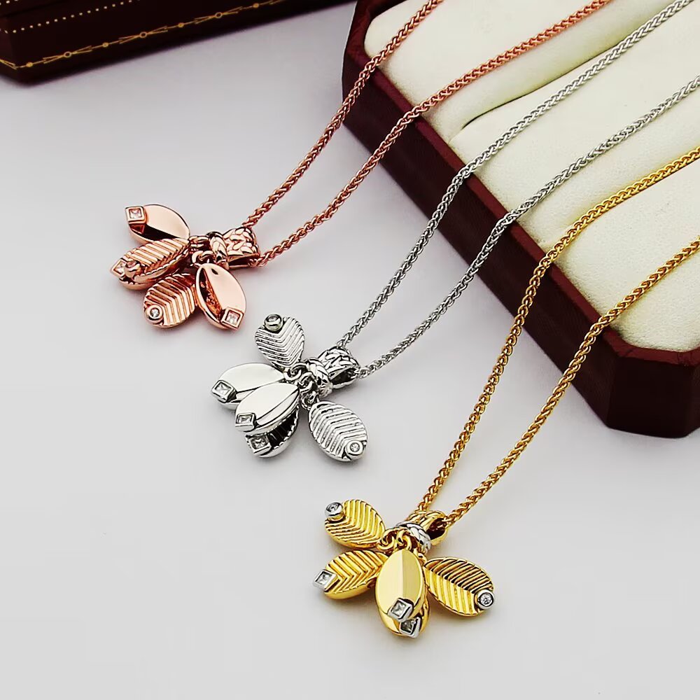 CARTIER Crystal Gold-Tone Necklace